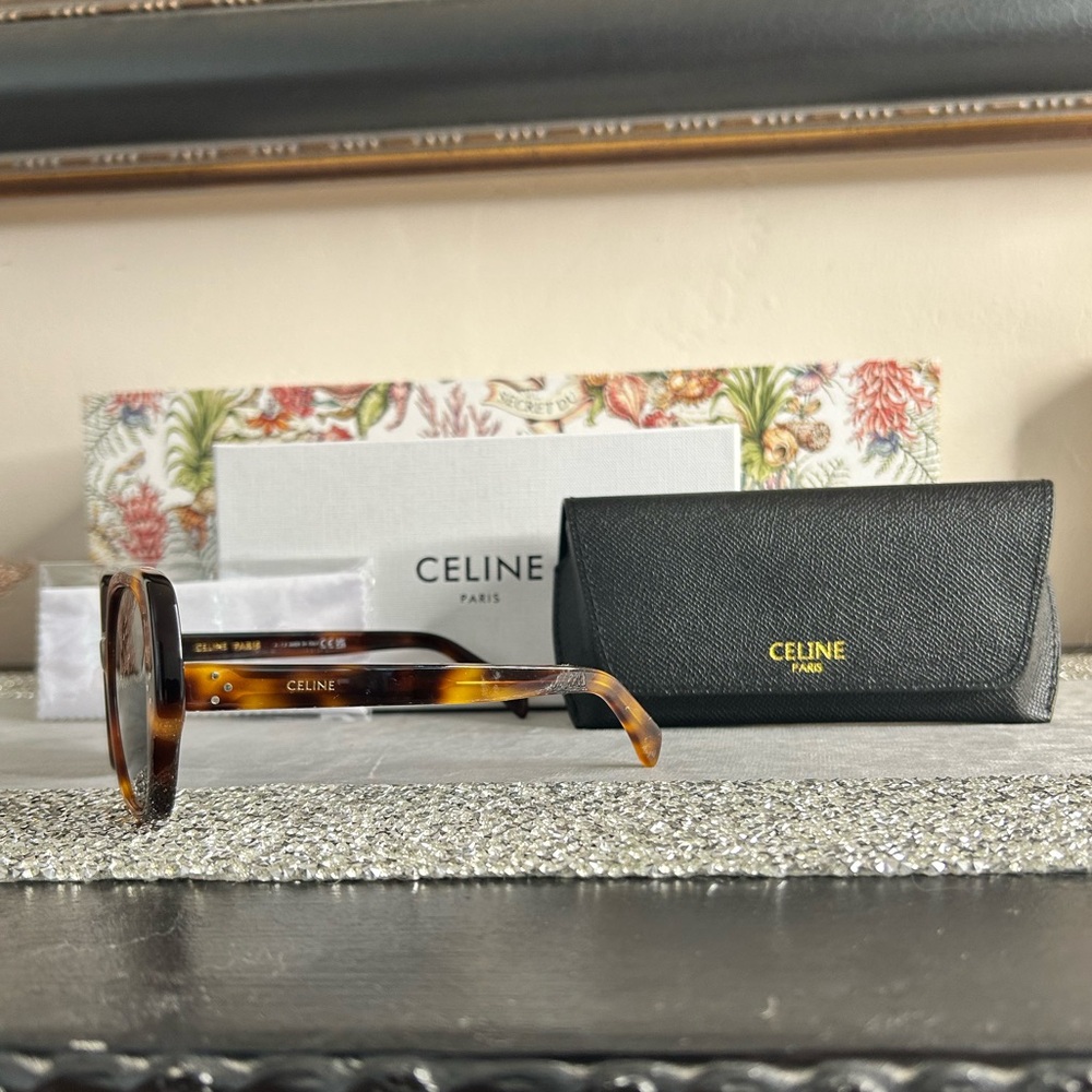 🎁 Celine Havana Brown Tortoise Sunglasses - Picture 3 of 11